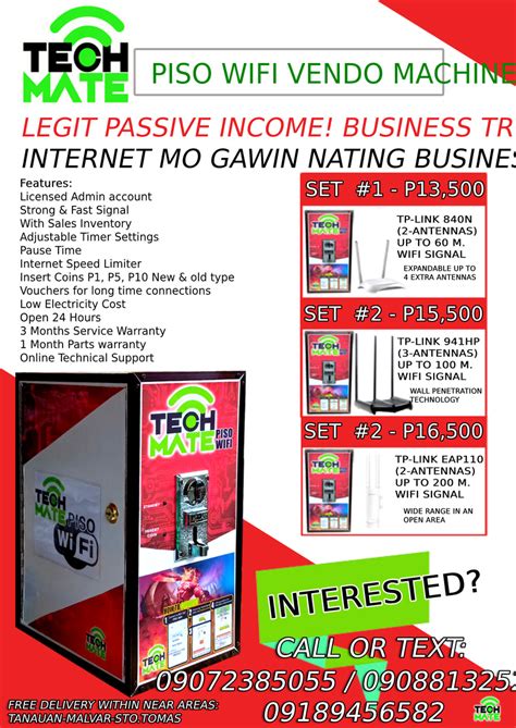 PISO WIFI PACKAGE ALL IN 12K .